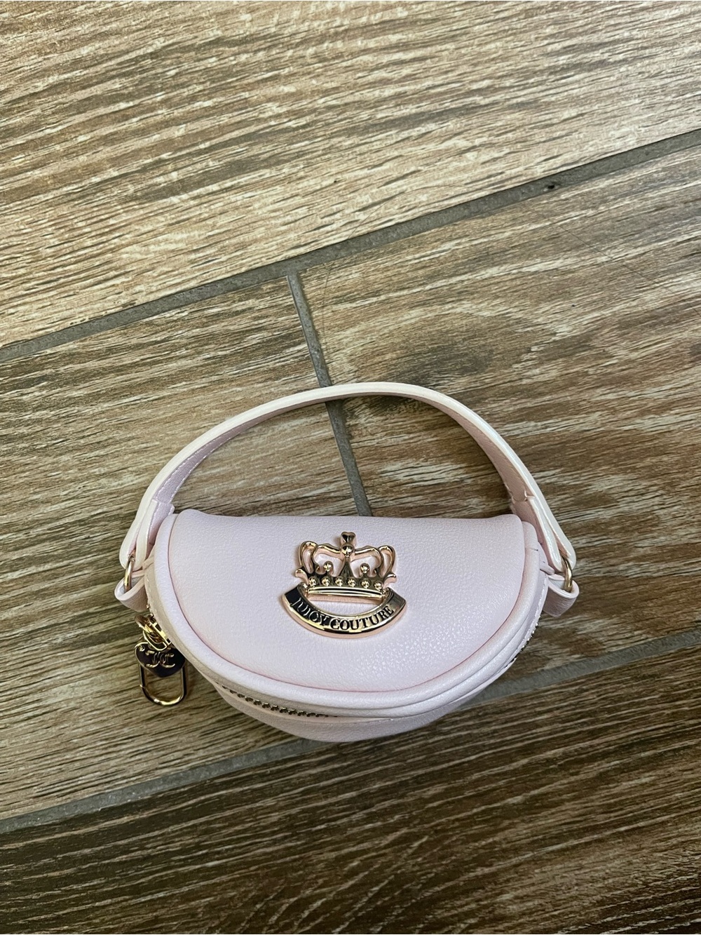 Juicy Couture Mini Pink Top-Handle Purse Pouch